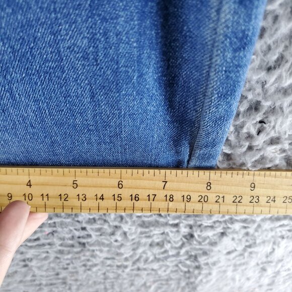 Old Navy Jeans Womens Size 12 Tall Blue Mid-Rise Wow Boot-Cut Denim Durable Styl - Picture 12 of 16